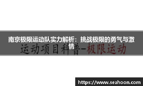 南京极限运动队实力解析：挑战极限的勇气与激情